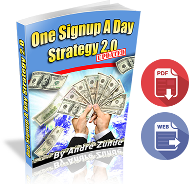 Free 1 Signup A Day Strategy