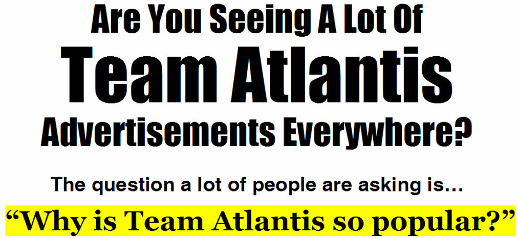 Seeing Team Atlantis At Work