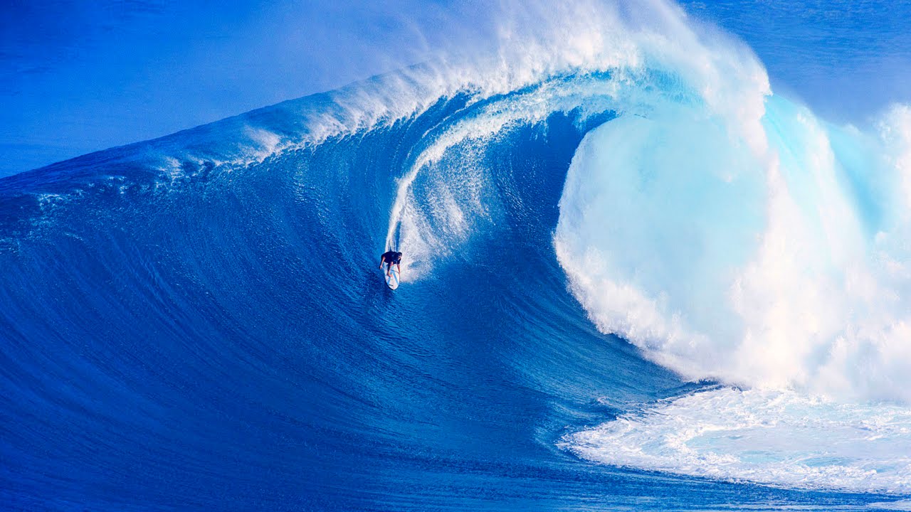 Big Blue Wave Surfer